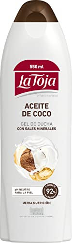 La Toja - Gel de Ducha Aceite de Coco - 550ml - Piel Irresistiblemente Suave, Cuidada y Llena de Vitalidad - Protege Frente la Sequedad