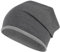 Smarilla Wintermütze Junge Kindermütze Beanie Fleece gefüttert, Größe: 50-52, Farbe: Graphitgrau
