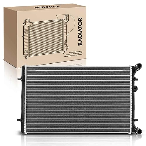 Frankberg Radiateur Refroidissement du Moteur Compatible avec Bo.ra 1J2 1.4L-2.0L 1998-2013 Golf IV 1J1 1.6L-2.3L 1997-2005 A3 8L1 1.6L-1.9L 1996-2003 Remplacer# 1J0121253AD