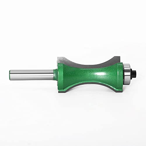 SLOYCA 1pcs 8mm Shank Half Round bit convex edging Bits for wood end mill Woodworking Tool Industrial Grade milling cutter