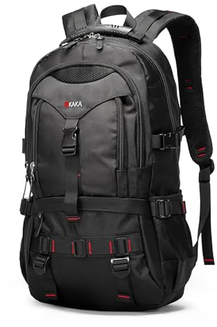 KAKA Travel Backpack Fight Approved with 17.3 inch Laptop Lackpack Compartment Outdoor Duffle Bag for men and women