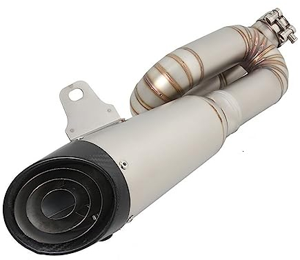 Marmitta Per Triumph Per Street Per Triple 765 SR Rs 765s 765r 765rs 2017-2021 2022 Scarico Moto Catalizzatore Tubo Centrale Modifica Silenziatore Fuga Moto Scarico(Size:A)