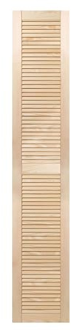 ben+camilla.com Outdoor Lamellentür | 2,20 m x 40 cm Natur | Hochwertige Massivholz Lamellentüren | Für Möbelbau im Außenbereich | Kiefernholz unbehandelt