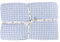 Tuiste Premium Tagesdecke Einzelbett 150x200 Blau, Leichte Sommerdecke Waffeloptik, Bettüberwurf, Plaid Decke für Sofa, Sofadecke Baumwolle, Couchdecke, überdecke Bett, überwurf