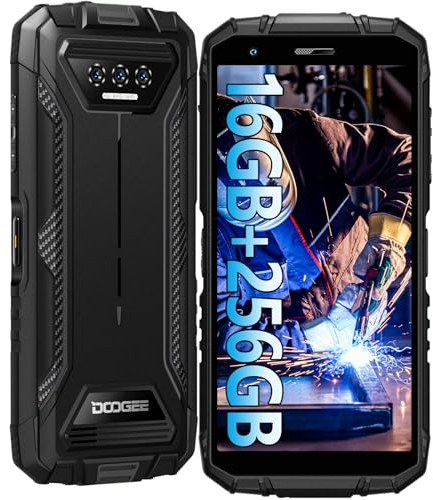 DOOGEE S41 Max (2024) Rugged Smartphone Android 13, 16GB + 256GB/1TB Telefono Indistruttibile, 6300mAh, 5.5 Schermo, 13MP + 8MP, IP68 Impermeabile Cellulare Antiurto/Dual SIM 4G/Face ID/NFC/OTG/GPS