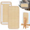 Kratzmatte Katze Katzenkratzbretter 50x25cm 2Stk Kratzmatten Sisal Kratzteppich Kratzbrett Wand Teppich Katzen für Katzen Sofa Möbel Tür Kratzschutz Beige