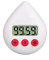 Reykentu Reloj de baño digital resistente al agua, temporizador de temperatura, humedad, temporizador de cuenta regresiva, reloj de pared, color