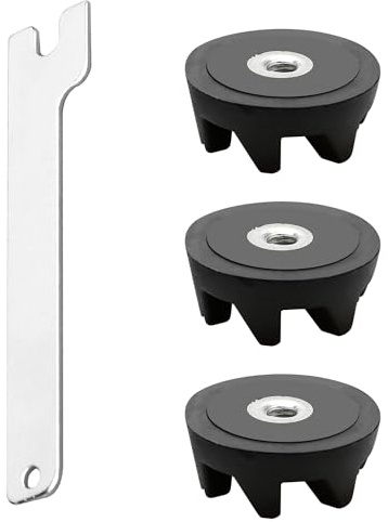 Rumyve 3Pcs Blender Couplers,Blender Rubber Coupler Replacing Kit with Removal Spanner Tool,Blender Coupling Part Replacements for KSB52 KSB5 5KSB52 5KSB5 Blenders
