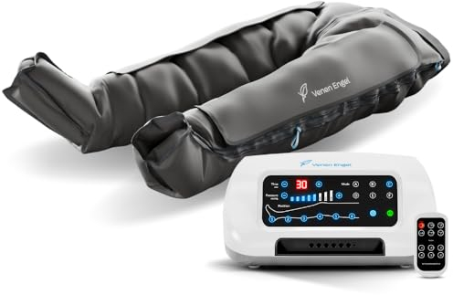 Venen Engel 6 Premium Medical mit Lymph-Flow Pants | 6 Massageprogramme | Medizinisch zertifiziert bei venösen lymphatischen Beschwerden | Cellulite behandeln | ergänzend zu Lymphdrainage
