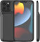 Fey Battery Case for iPhone 13 Pro Max, Slim Extended Batteri Charging Cases for iPhone 13ProMax 5G Portable Rechargeable External Backup Power Bank Charger Protective Cover,Black