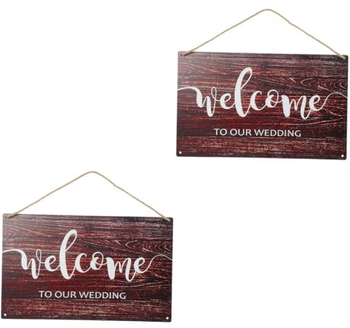 Gatuida 2 Pièces Panneau De Mariage Rustique Panneau De Bienvenue Pour Entrée De Mariage Panneaux De Mariage Panneaux De Mariage En Bois Panneaux De Bienvenue Pour Réception De Mariage