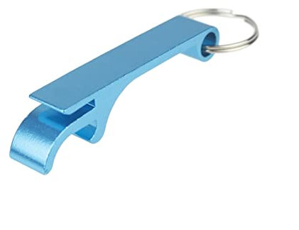 Abrelatas Manual Opción multicolor Abrelatas Llavero Anillo Tigre Abrelatas Regalo personalizado(Aqua)