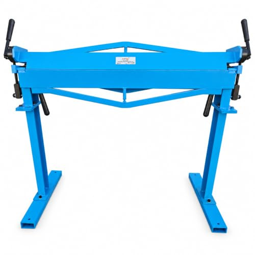 KATSU Tools Manual Sheet Metal Bending Folding Machine 40-Inch 1016mm Hand Brake Folder, 120° Bending Angle, 12 Gauge Steel Bender for Workshop Metalworking165168