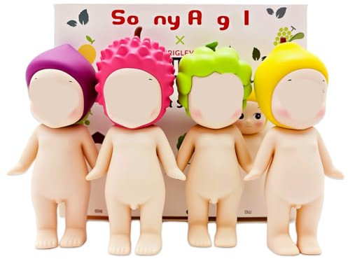 LDDYKZY Ángel de Dibujos Animados Caja ciega Serie de Frutas Vegetales Adornos de muñeca Lindos Regalos de la Serie de curación 2025