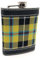 Stainless Steel 8oz Tartan Hip Flask (Cornish National)