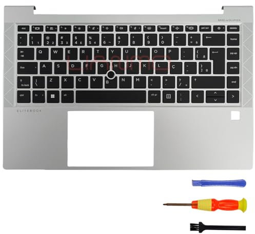 Palmrest Backlit With Point Keyboard for HP EliteBook 840 G7 840 G8 845 G7 845 G8 745 G7 745 G8 (Brazil)