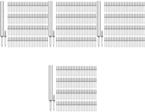 VILLCASE Juego De 4 Clavos De Doble Punta para Pared Kit De Uñas Blancas con Diseño De Beso De Salón Clavos UV Pequeños para Colgar Cuadros Clavos Sin Costuras Herramientas para Colgar