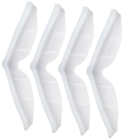 CONGARTENO 4pcs Silicone Mist Preventer Eyeglasses for Mask Wearers, Reusable Anti-Haze Fog Guard for Daily Vision Care