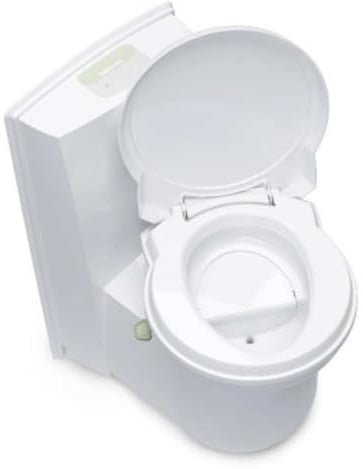 Thetford Trockentrenntoilette, Kunststoff, Kompakt, Weiß, 60,3 x 41,7 x 75 cm, 7,5L Urintank/7L Kottank, 8 kg, mit elektrischer Füllstandsanzeige