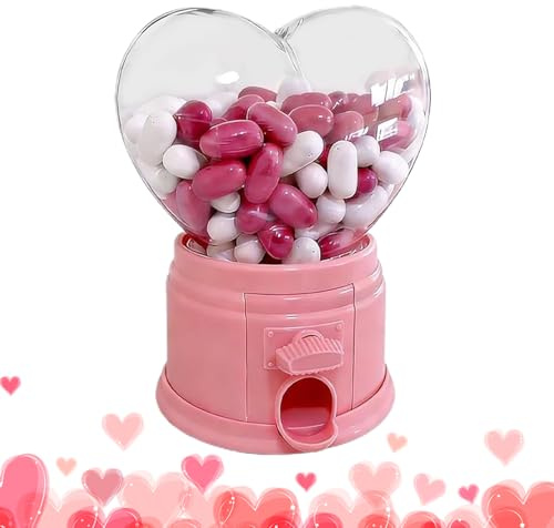 Candy Dispenser, Heart Snack Holder | Office Candy Dispenser, Snack Nuts Legumes Home Office Container Dispenser