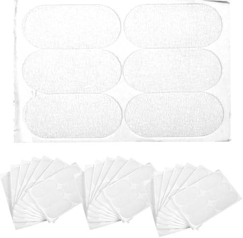 OHPHCALL Corrector de Orejas de Silicona Blanco 60 Unidades, Resistente al Sudor, Pegatinas Verticales para Orejas Soplillo, Uso Cómodo y Discreto Diario