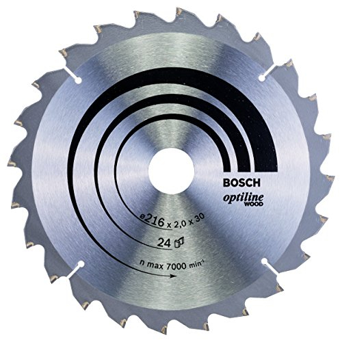 Bosch 1x PRO Wood Circular Saw Blade for Corded Mitre Saws (for Softwood, Hardwood, Ø mm, Professional Accessory Mitre Circular Saw)