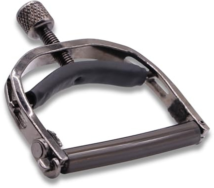 Paige Musical Products Original Capo P-6E-Wide Capodastre pour Guitare Acoustique - 6-Cordes - Large - Finition: Ebène Noir