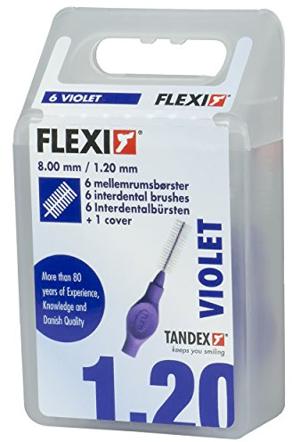 Tandex Flexi Interdentalbürsten violett medium, 6 Stück