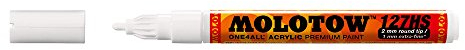 Belton Molotow One4All 127HS Marker, 2mm Spitze,(5,0ml) Farbe: signalweiss(160)