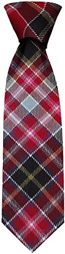 I LUV LTD Gents Neck Tie Aberdeen Modern Tartan Lightweight Scottish Clan Tie