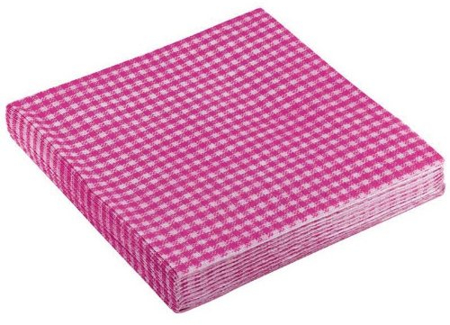Vichy Pink Luncheon Napkins /20