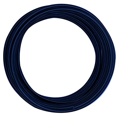 Vaessen Creative Fil Aluminium 10 m x 4 mm - Fil Métallique Royal Blue (Bleu) - Fil de Fer Souple pour Loisirs Créatifs, Perlage et Fabrication de Bijoux