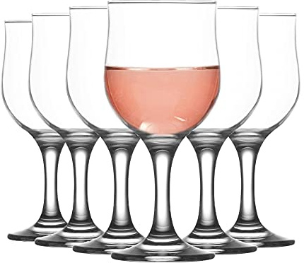 LAV Nevakar - Mittelgroße Weingläser - 320 ml - 12 Stück