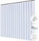 Acepunch Rideau de Porte Transparent PVC kit de Bande de Plastique Lisse 91cmx213cm métanche Standard congélateurs commerciaux entrepôts garages Lutte antiparasitaire Vinyle résistant AP1173