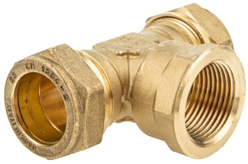 MS-Klemmringverbinder -891212-, T-Stück mit IG mittig - Verschraubung 12 x 1/2 x 12 mm