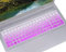 Copri tastiera per HP 15-EF/DB/DY/CS 15T-DY/DW 15-EF1013DX DY1731MS DY2703DX DY2702DX 15T-DY200/DW300, HP ENVY/Pavilion X360 15-CC/DW/DY/BW/BS, 43.43.6 9 cm HP En. vy 17t 17M 17-ar050w-Viola graduale