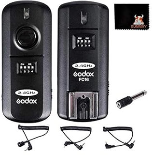 GODOX FC-16N 16 canali Flash Trigger Transmitter + Ricevitore per Nikon D3100 D3200 D600 D90 D800E ecc (FC-16N)