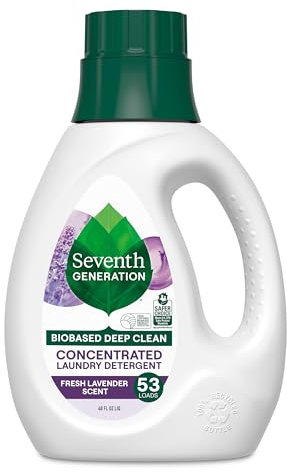 Seventh Generation Concentrated Laundry Detergent, Fresh Lavender Scent, 40 oz (53 Loads)