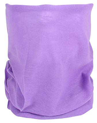 Halstuch Schlauchschal Damen Multifunktionstuch Schutz Herren Design Atmungsaktiv Sport Rundschal Motorrad Tuch Loop (lila)