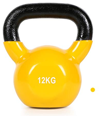 ZXQZ Hantel, Kugelhantel für Zuhause, matte Griffe, für Schulterpressen, Kniebeugen, 12kg