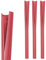 HELY ClickStraw Strohhalm-Set – Trinkhalme wiederverwendbar aus recycelbarem Kunststoff, Mehrweg-Halme Made in Germany, in Rose, Länge 190 mm, 3er Pack