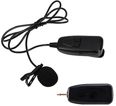 Xinjieda ZYElroy Micro sans Fil 2.4G sans Fil Micro Pince de ramassage Externe Portable Mic émetteur récepteur