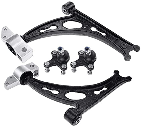 Frankberg 2x Querlenker + 2x Traggelenk Vorne Kompatibel mit Golf Plus 5M1 521 All Motoren 2004-2013 A3 8P1 All Motoren 2003-2012 Leon 1P1 All Motoren 2005-2012 Replace# 1K0407365C