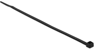 Delock Kabelbinder hitzebeständig L 380 x B 4,8 mm schwarz 100 Stück
