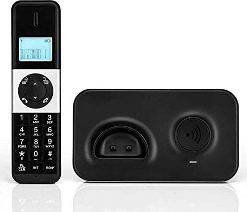 BINOXY Handset Cordless Phone For Home With 1.9GHz Talking Caller ID Expandable Up To 5 Handsets,Multiple Display Languages