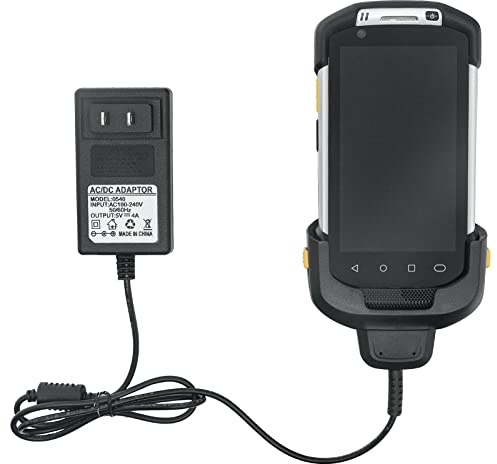 TC70 TC77 TC72 TC75 TC70X Scanner Ladekabel für Symbol Zebra PDA, 5V4A mit 1,0m Kabel Android Barcode Scanner Ladegerät, inkl. Netzteil