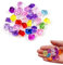 AOMiGT Edelsteine für Kinder, Acryl diamanten bunt, 100 Stück Diamanten Bunt Kinder, Deko Kristallsteine Edelsteine, Transparent Edelsteine für Hochzeit Vasen Tischdeko,Gastgeschenke
