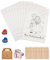 Hochzeitsmalbuch Kinder Malbuch Hochzeit für Kinder 10er Set Ausmalbuch Hochzeit mit Buntstiften & Aufkleber, Kindermalbuch Hochzeit Kinder Beschäftigung Spiele Gastgeschenke Hochzeit Kinder
