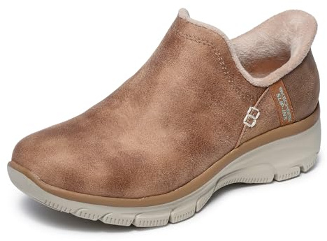 Skechers Women's Easy Going-Modern Hour-Hands Free Slip-Ins Ankle Boot, Tan, 11