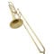 Professionelles, Messinglackiertes, Goldfarbenes B-Tenorposauneninstrument Mit Aufbewahrungskoffer Und Mundstück Posaune für Anfänger